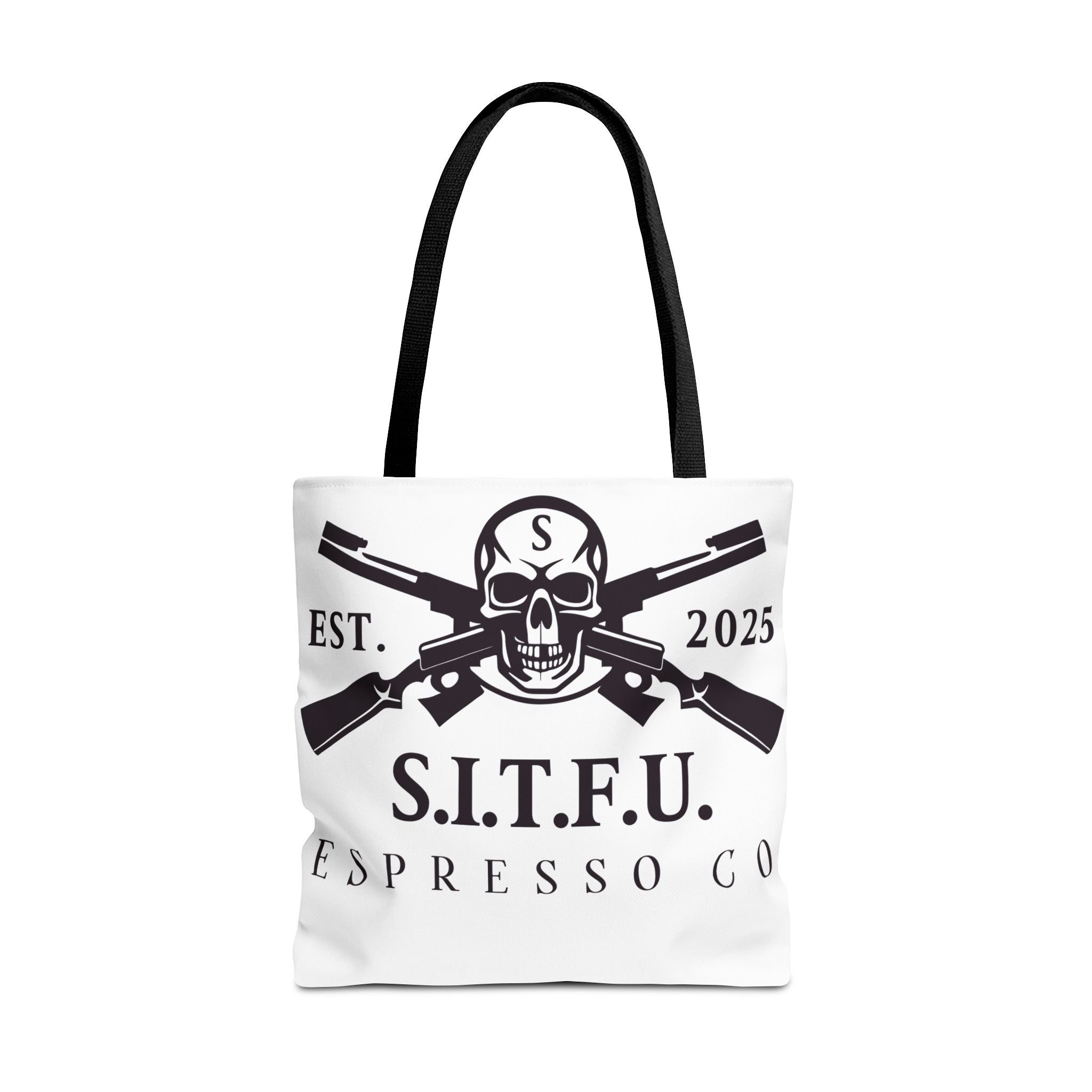 S.I.T.F.U. Espresso Graphic Tote Bag - S.I.T.F.U. Espresso Co