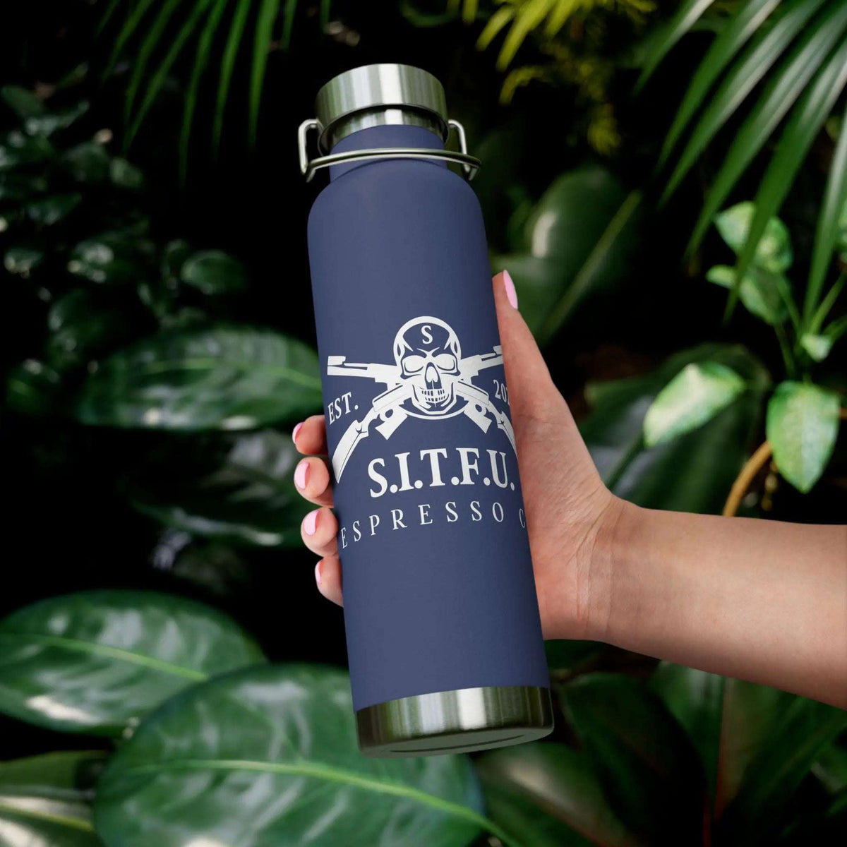 S.I.T.F.U. Copper Insulated Stainless Steel Hot Thermos Mug 42