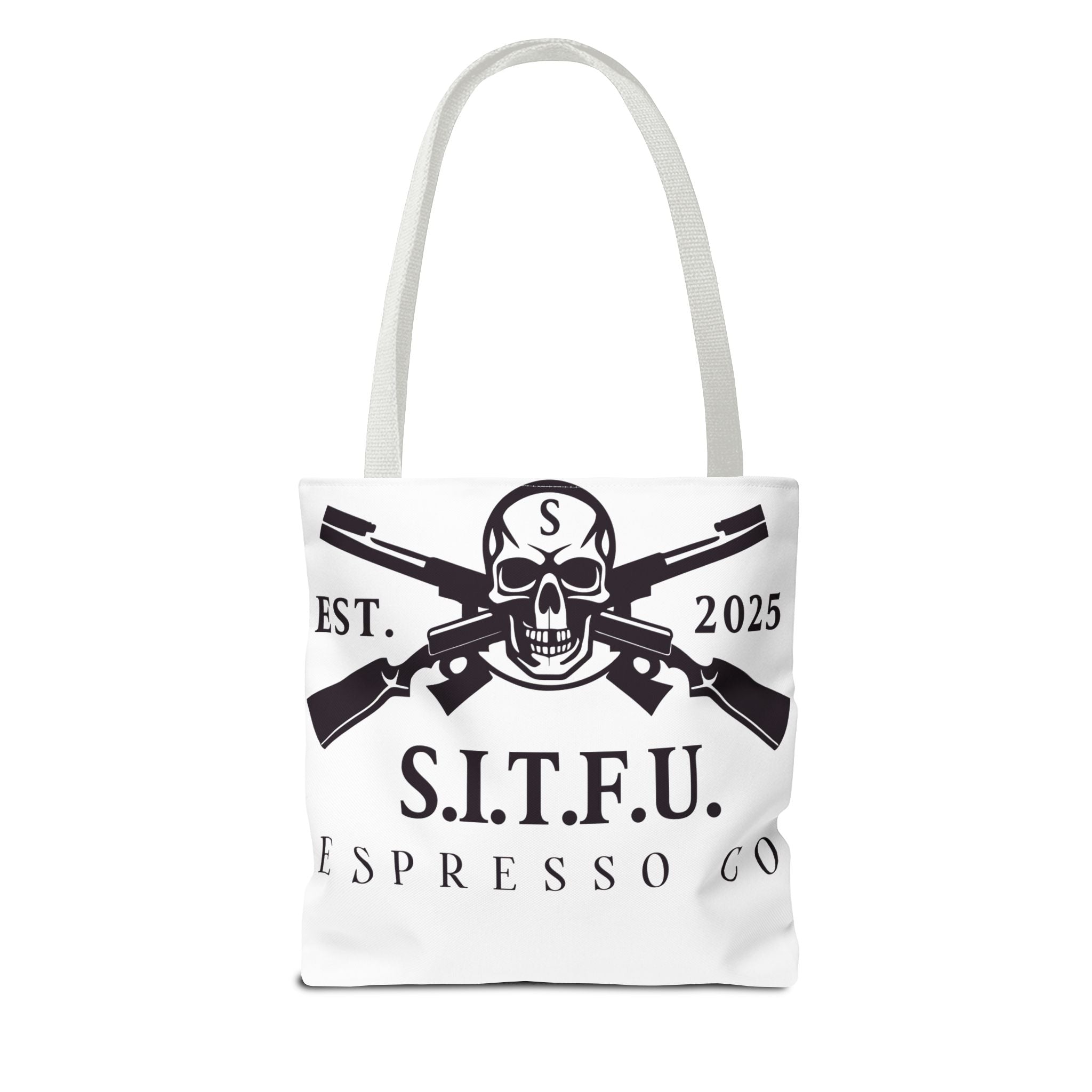 S.I.T.F.U. Espresso Graphic Tote Bag