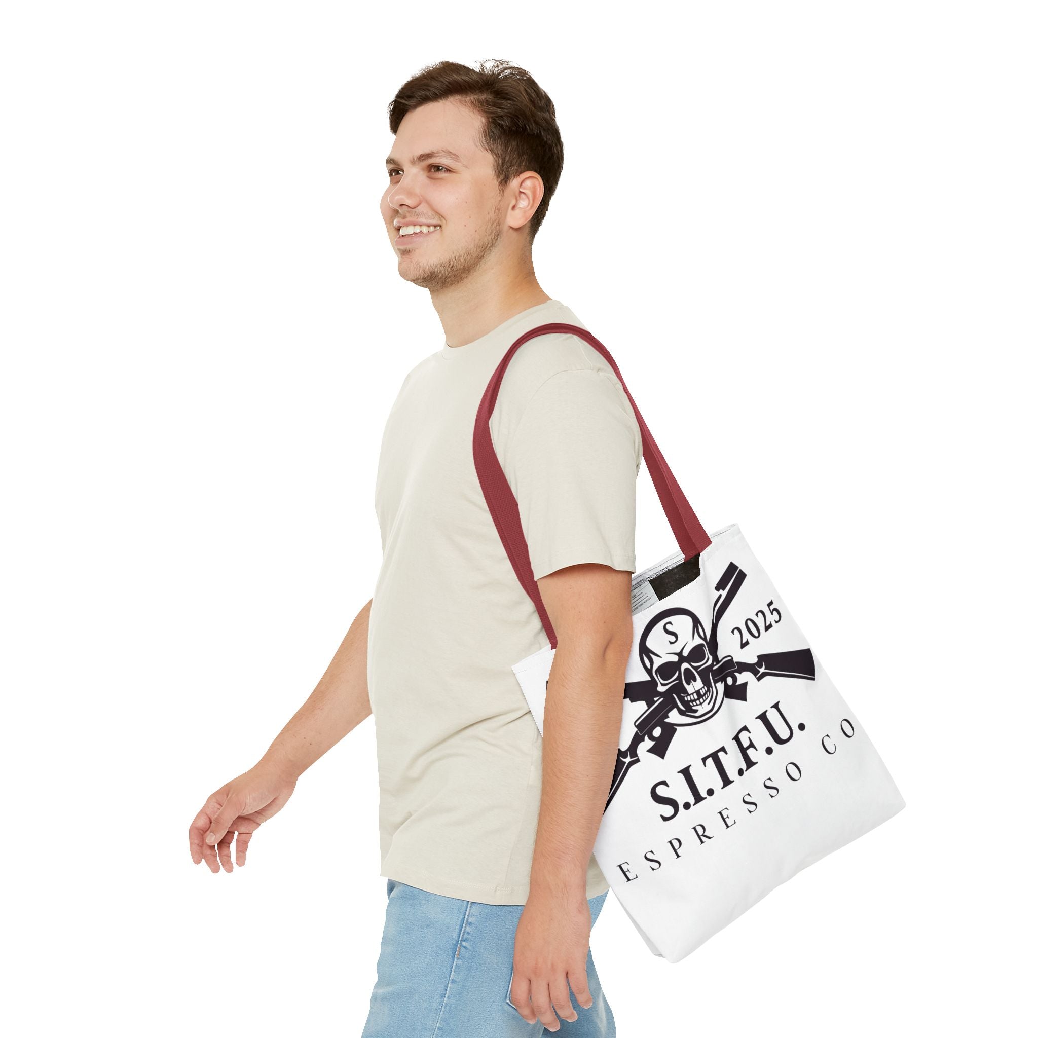 S.I.T.F.U. Espresso Graphic Tote Bag - S.I.T.F.U. Espresso Co