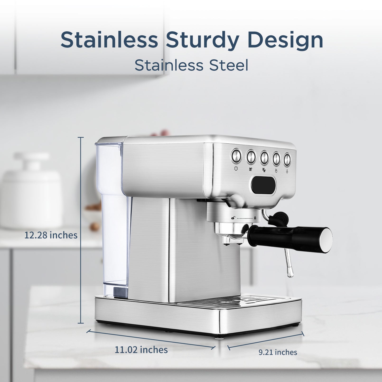 Geek Chef Espresso Machine, With Milk Frother - S.I.T.F.U. Espresso Co
