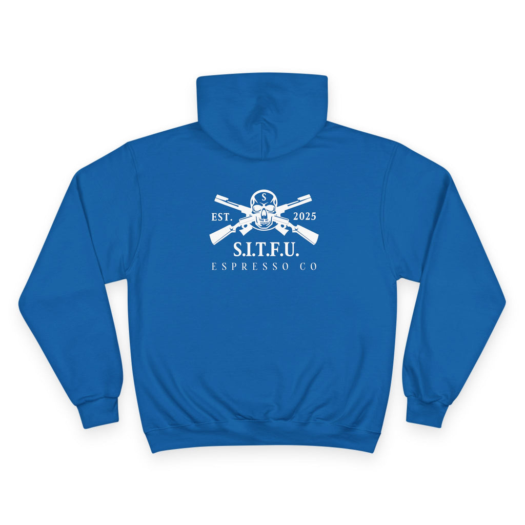 Espresso Lover's Champion Hoodie - S I T F U Hoodie - S.I.T.F.U. Espresso Co