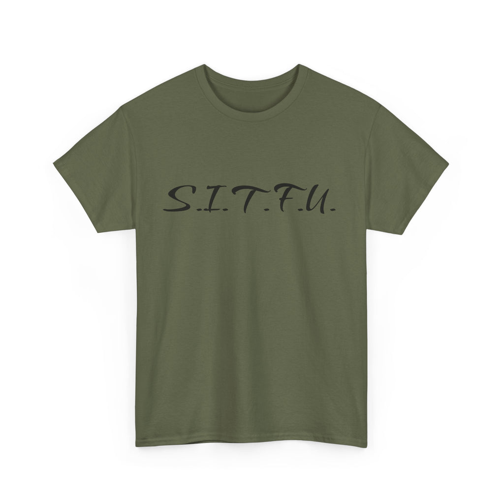 Sitfu Unisex Tee - Cozy Casual Wear, Perfect Gift for Every Occasion - S.I.T.F.U. Espresso Co