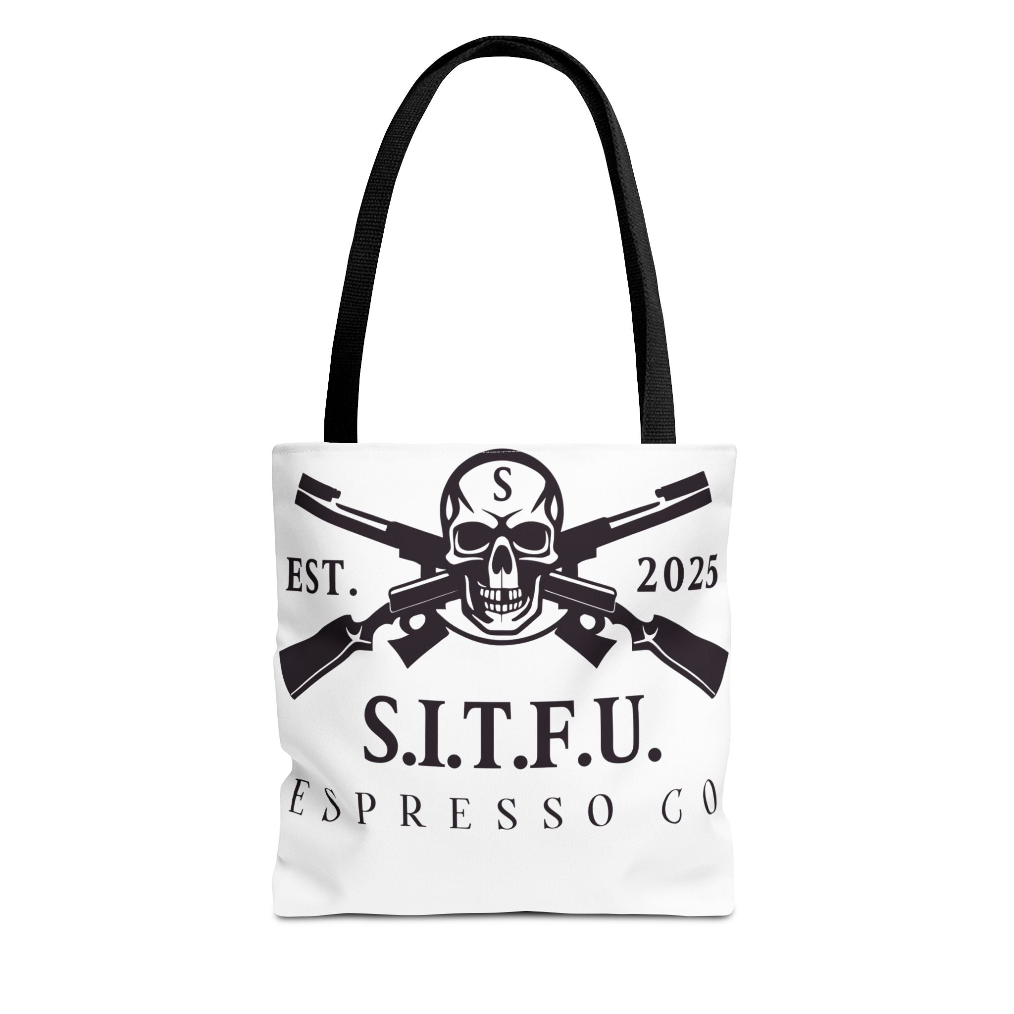 S.I.T.F.U. Espresso Graphic Tote Bag - S.I.T.F.U. Espresso Co