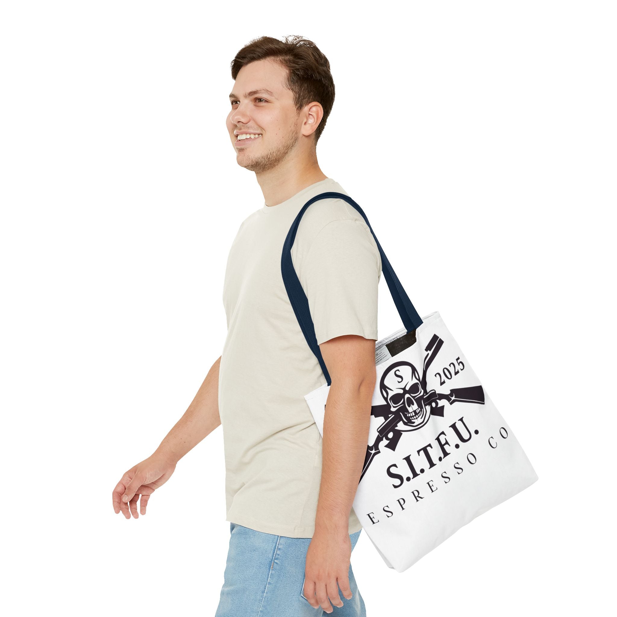 S.I.T.F.U. Espresso Graphic Tote Bag