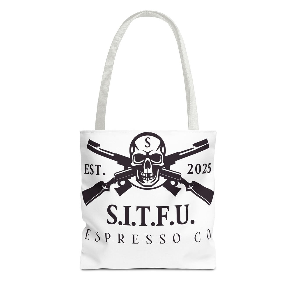 S.I.T.F.U. Espresso Graphic Tote Bag - S.I.T.F.U. Espresso Co