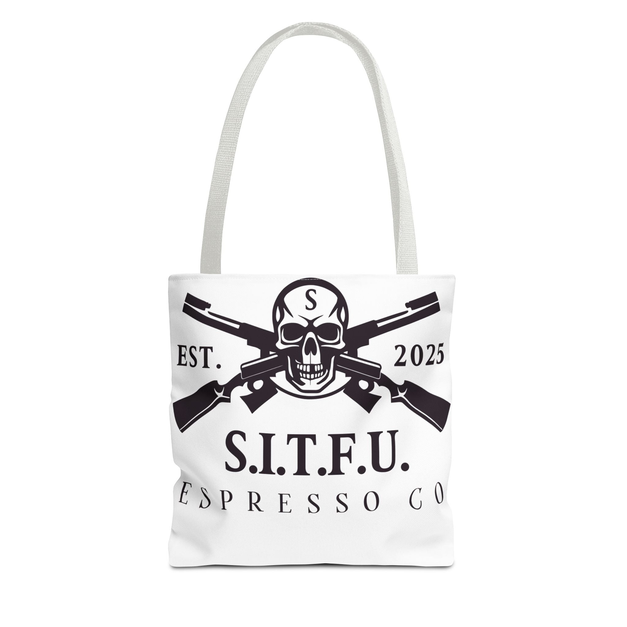 S.I.T.F.U. Espresso Graphic Tote Bag - S.I.T.F.U. Espresso Co