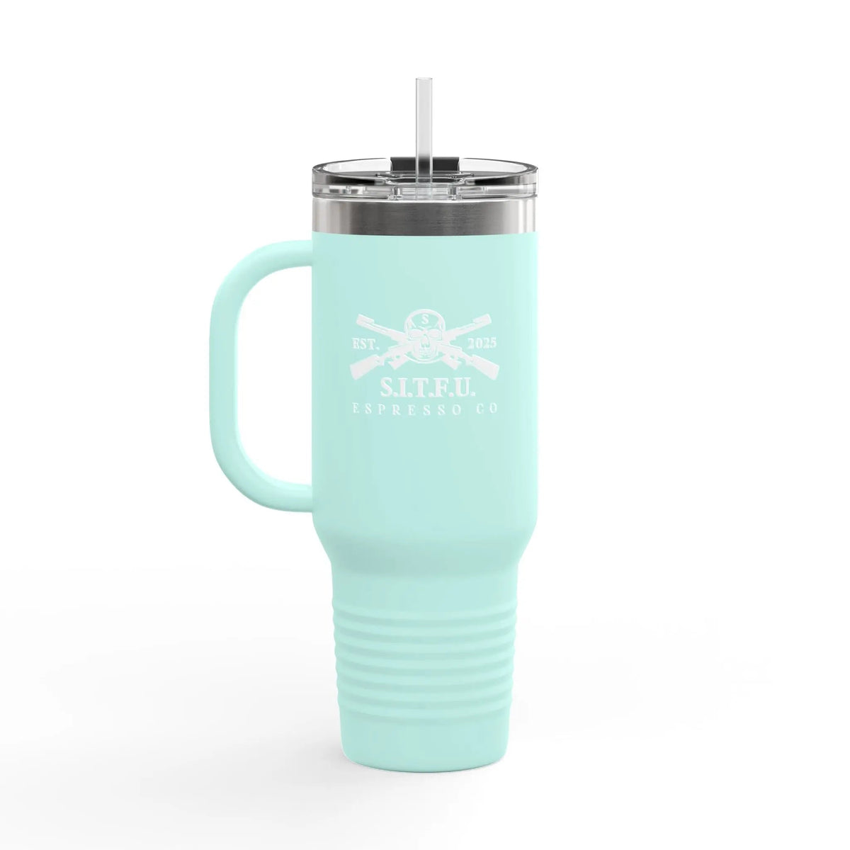 S.I.T.F.U. Red Insulated Travel Mug | 40oz Mug 53