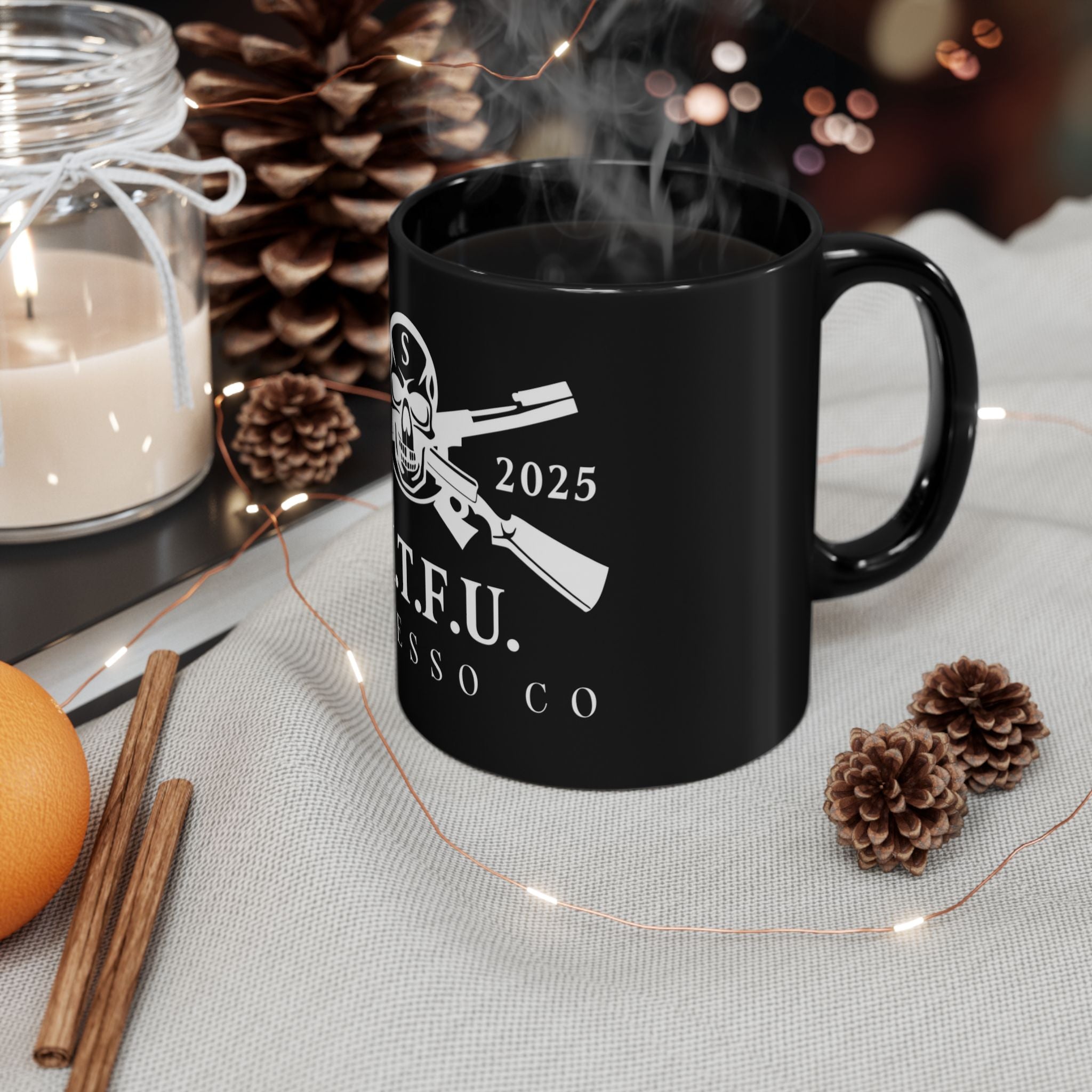 S.I.T.F.U. Espresso Mug - Black Coffee Cup,  11oz, 15oz - S.I.T.F.U. Espresso Co