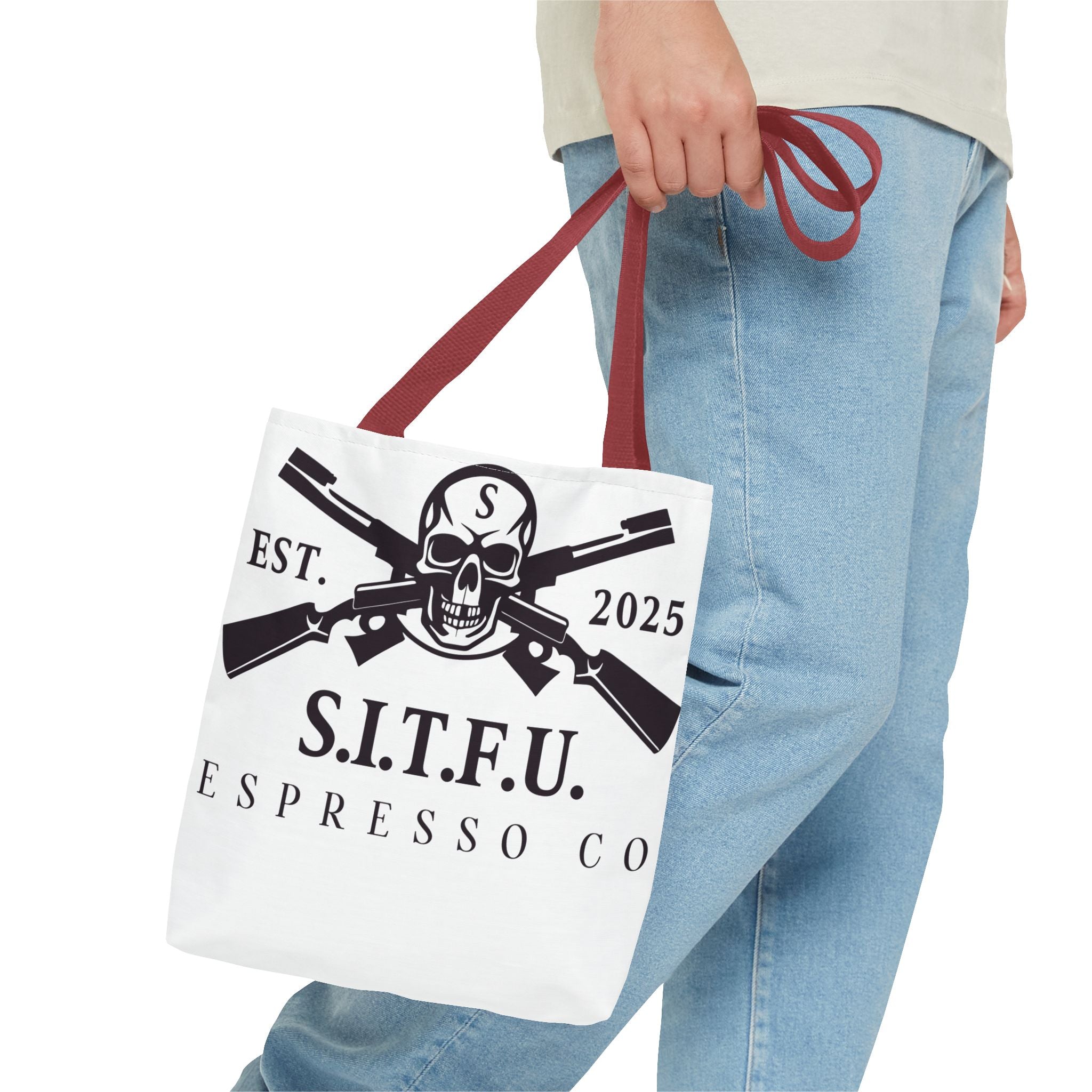 S.I.T.F.U. Espresso Graphic Tote Bag - S.I.T.F.U. Espresso Co