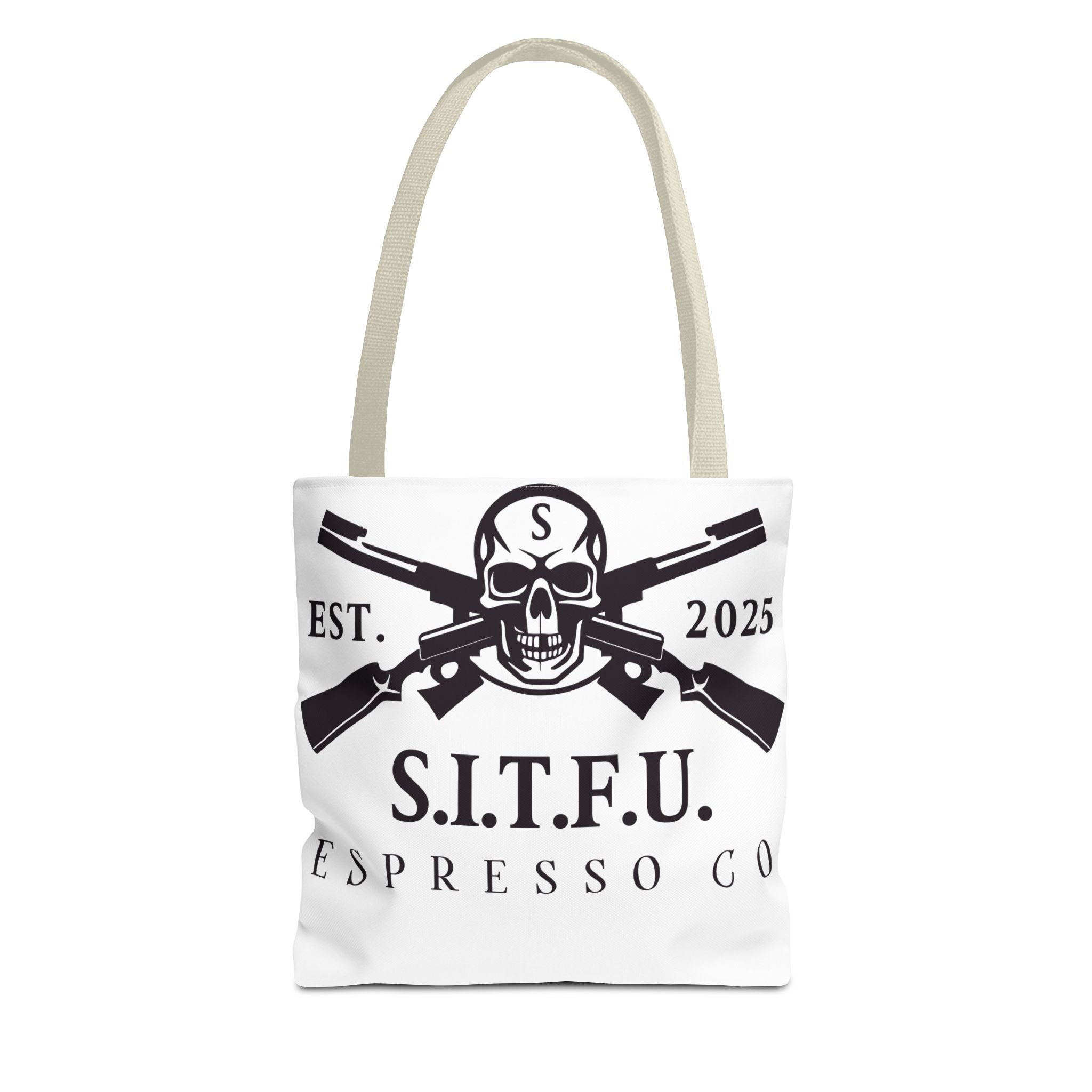 S.I.T.F.U. Espresso Graphic Tote Bag - S.I.T.F.U. Espresso Co