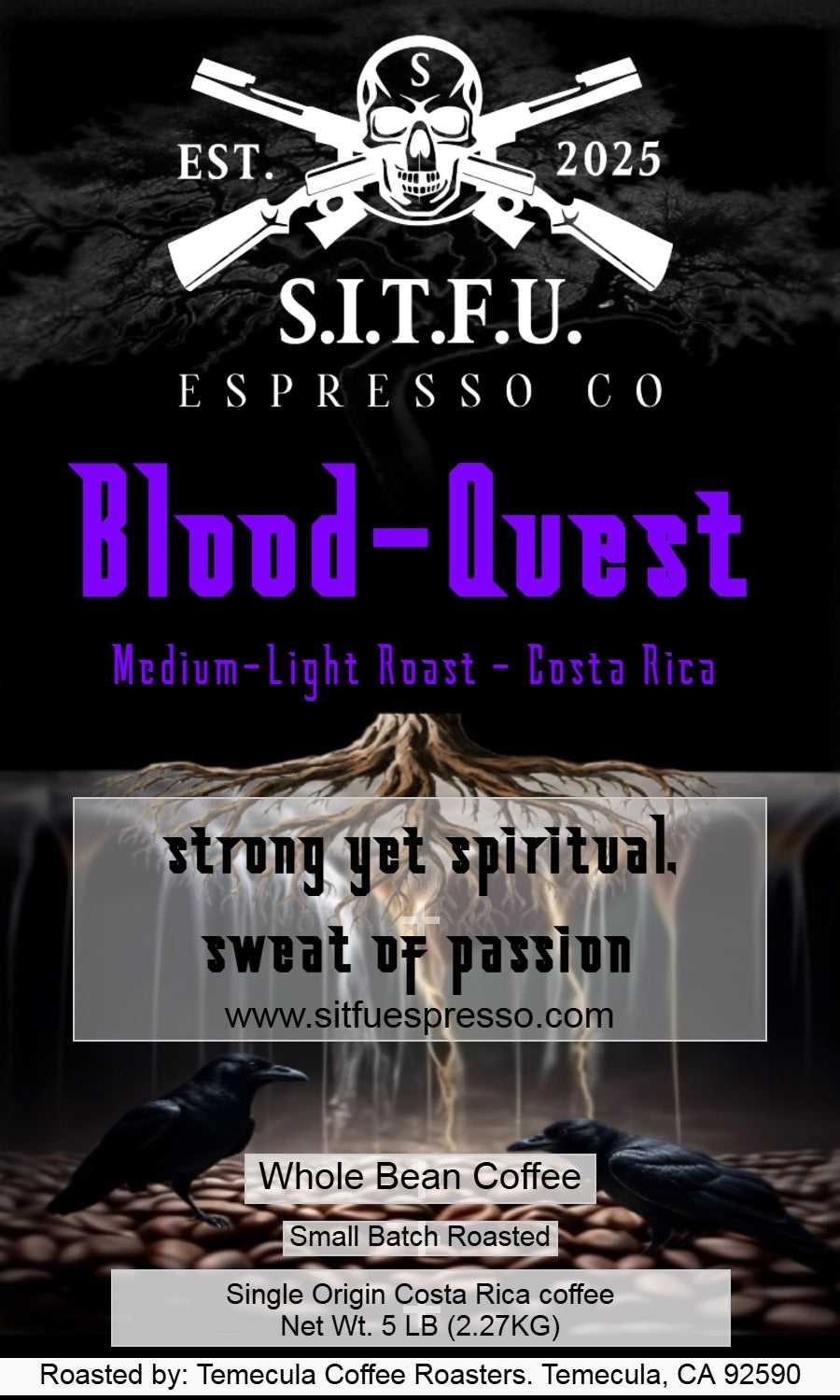 Blood Quest Costa Rica Espresso Coffee 19
