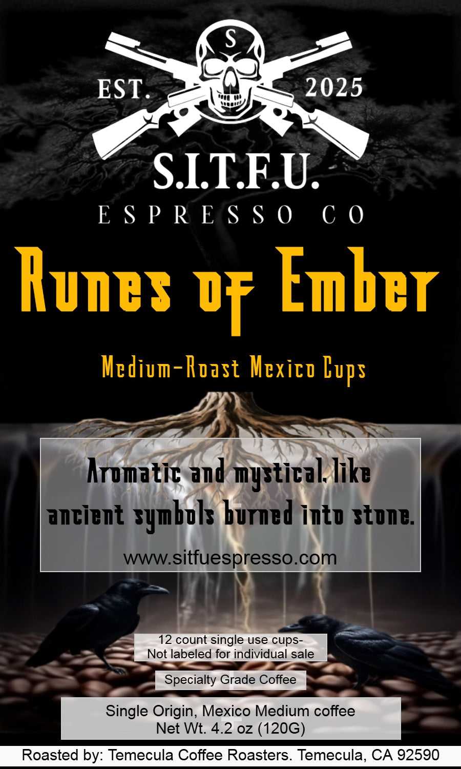 Runes of Ember Mexico Single Serve Cups Coffee 15