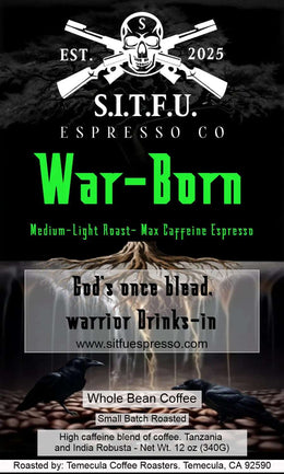 War - Born Max Caffeine Espresso Coffee 17