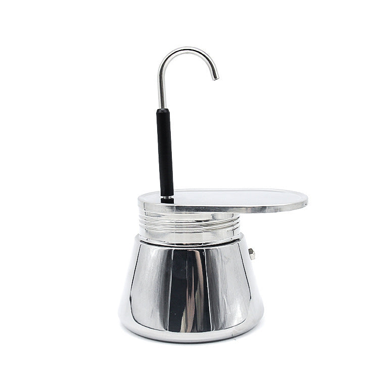 Stainless Steel Espresso Moka Pot - S.I.T.F.U. Espresso Co