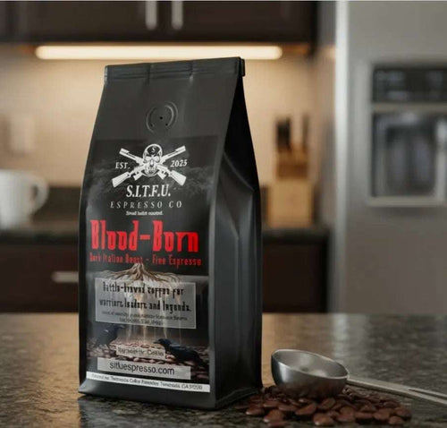 Blood-Born Italian Dark Roast Espresso Coffee 18