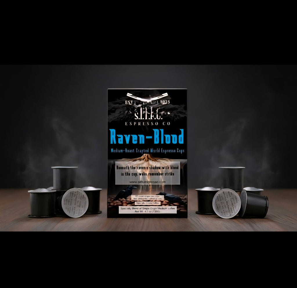 Raven-Blood Crafted Espresso 12 single serve cups