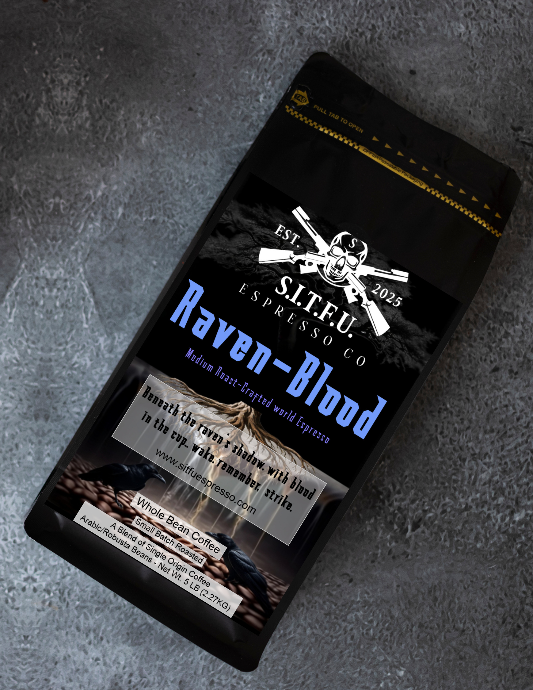 Raven-Blood our House espresso
